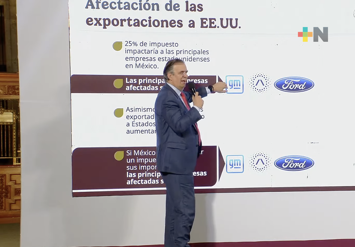 Presentaremos un plan a Estados Unidos para evitar aranceles en 2025: Marcelo Ebrard
